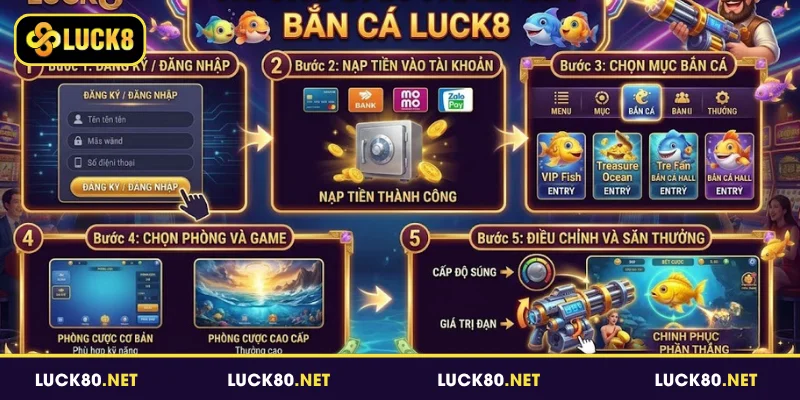 Cách tham gia game bắn cá đổi thưởng tại web